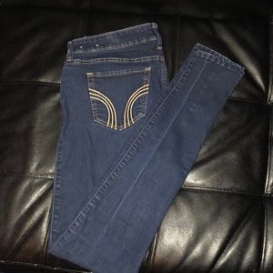 Blue Hollister Jeans.